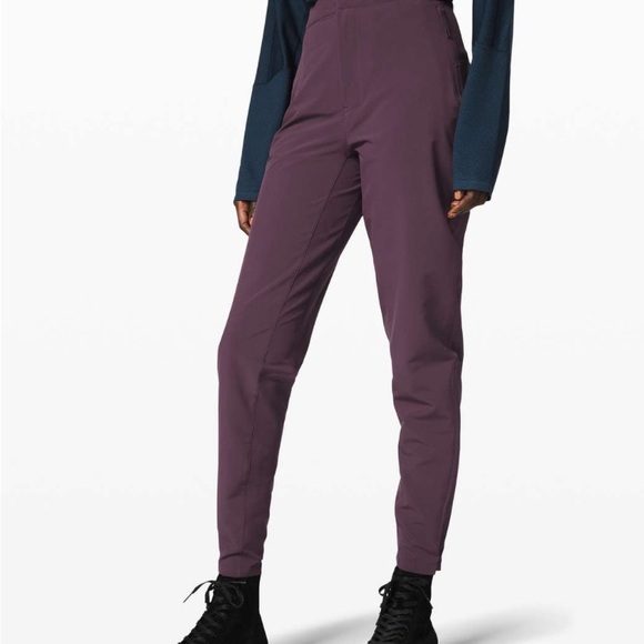 lululemon athletica Pants - ✨🍋Lululemon Esker Slim *lululemon lab
Black Cherry size 8